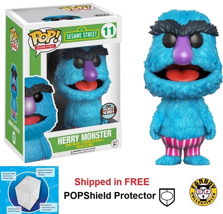 Funko POP Sesame Street Herry Monster #11 Specialty Series